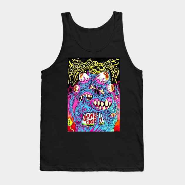 GAME OVER Tank Top by Brownlazer